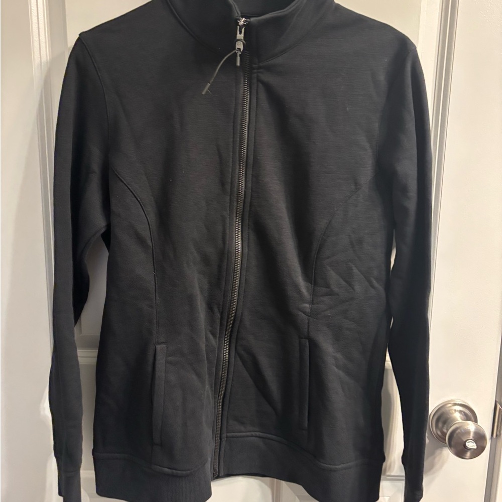 CRZ Yoga Black Full-Zip Jacket